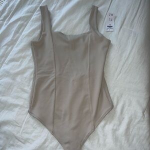 Abercrombie beige tank bodysuit